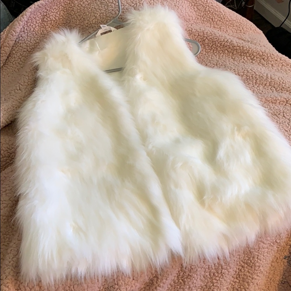Faux fur vest